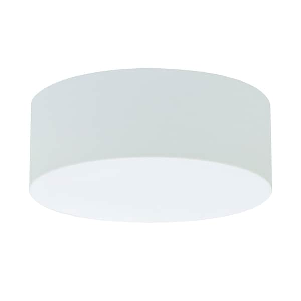 Anton 12" LED Ceiling - Linen White Finish